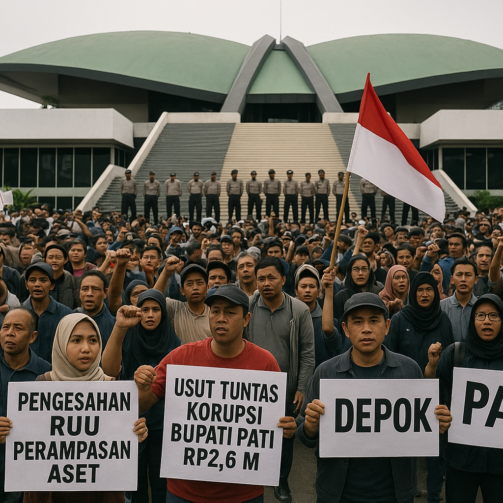 Demo 27 Agustus di DPR Diikuti Beragam Kelompok, Apa Tuntutan Mereka?