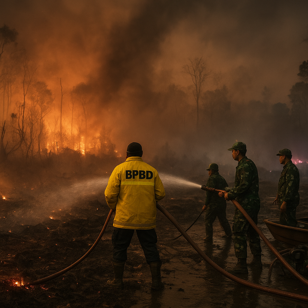 Karhutla di Jambi Meluas Masuk Kawasan Taman Nasional Berbak dan Sembilang