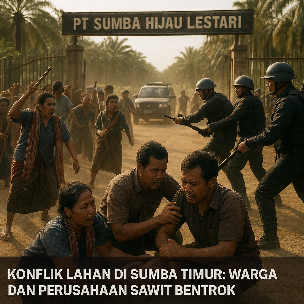 Konflik Lahan di Sumba Timur: Warga dan Perusahaan Sawit Bentrok, 2 Terluka
