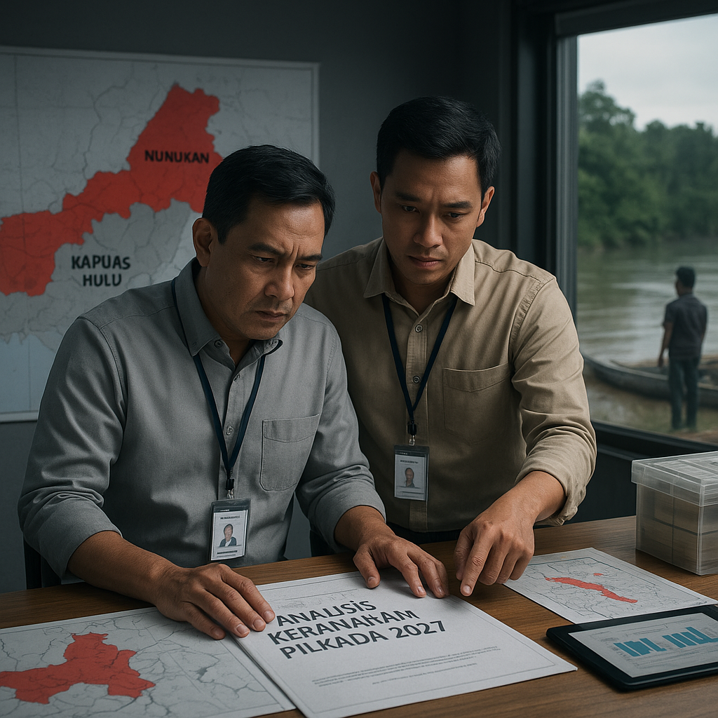 Analisis: Potensi Kerawanan Pilkada Serentak 2027 di Wilayah Perbatasan Kalimantan