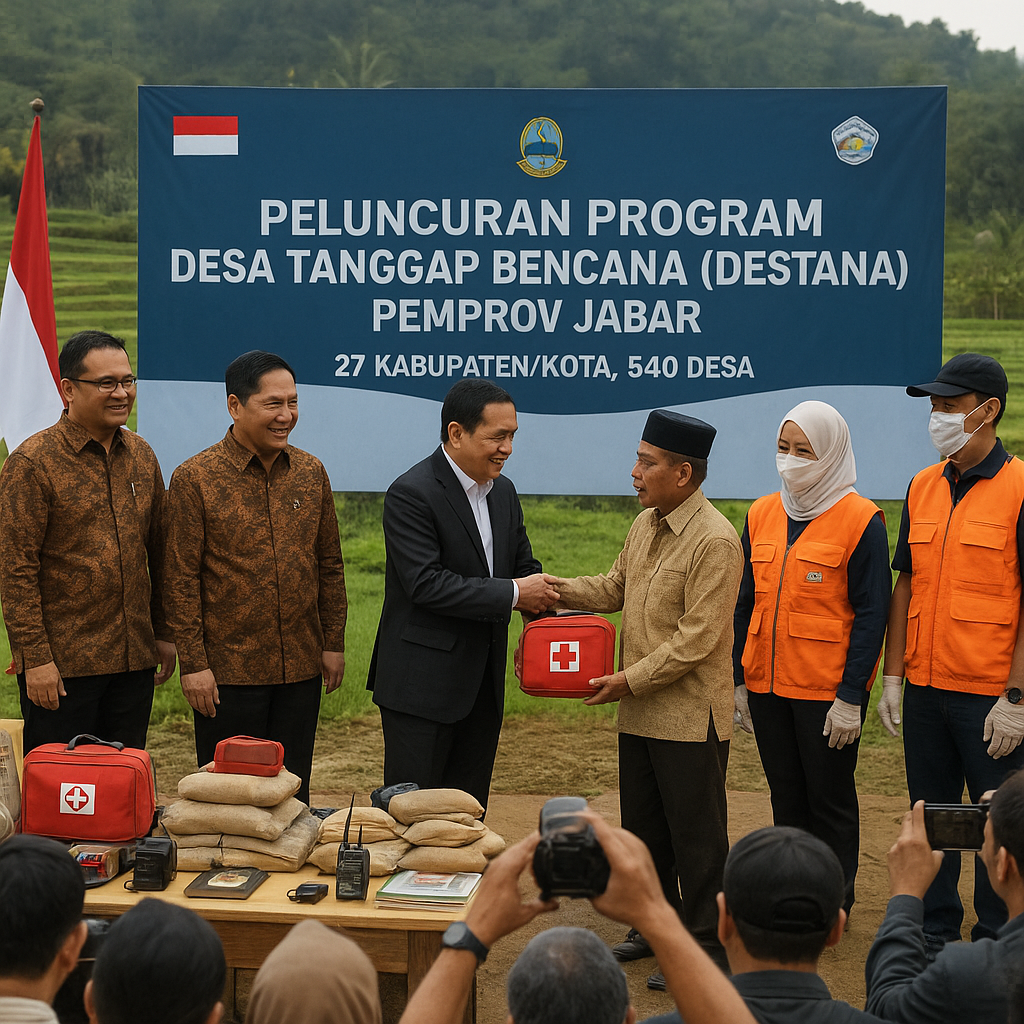 Pemprov Jabar Luncurkan Program Desa Tanggap Bencana untuk Mitigasi Kerawanan Wilayah