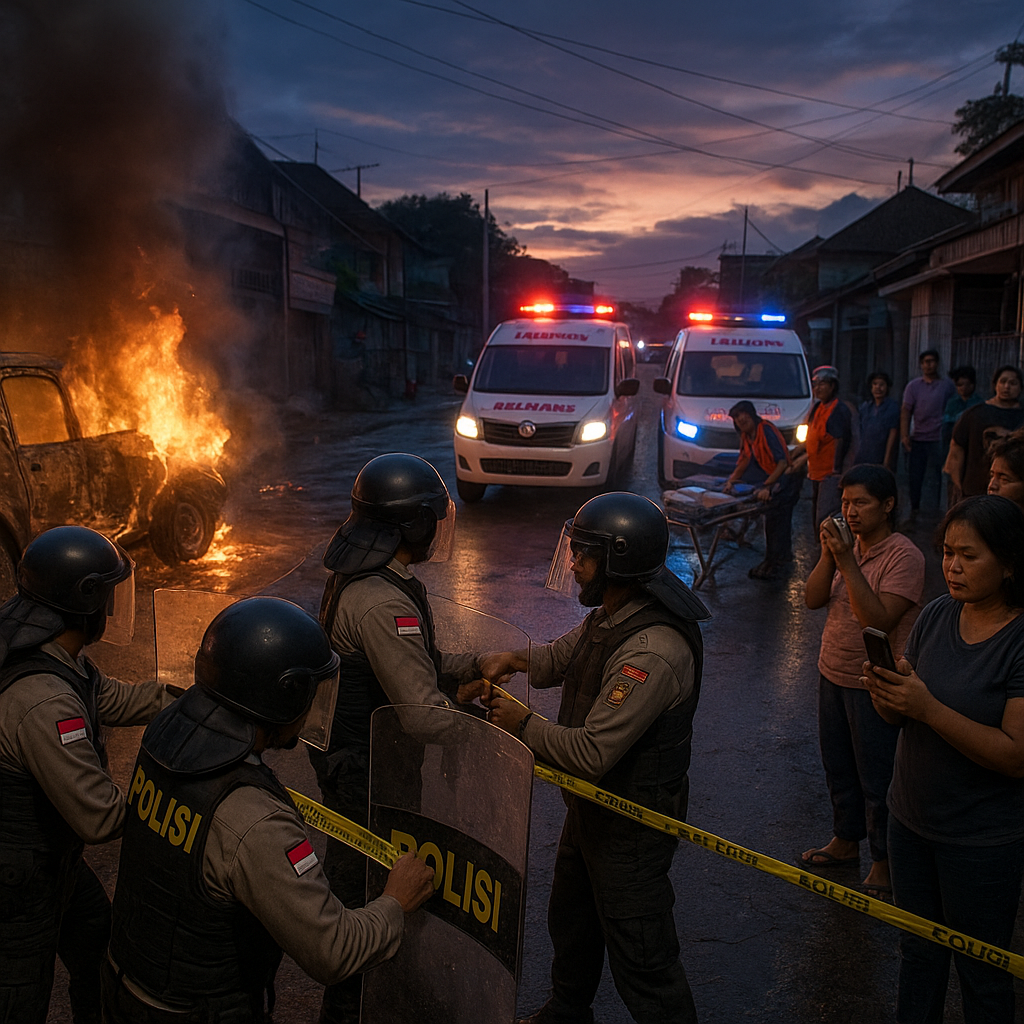 Kerusuhan Antarwarga di Ambon, 2 Tewas, Polisi Terapkan Jam Malam