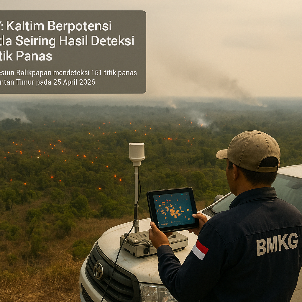 BMKG: Kaltim Berpotensi Karhutla Seiring Hasil Deteksi 151 Titik Panas