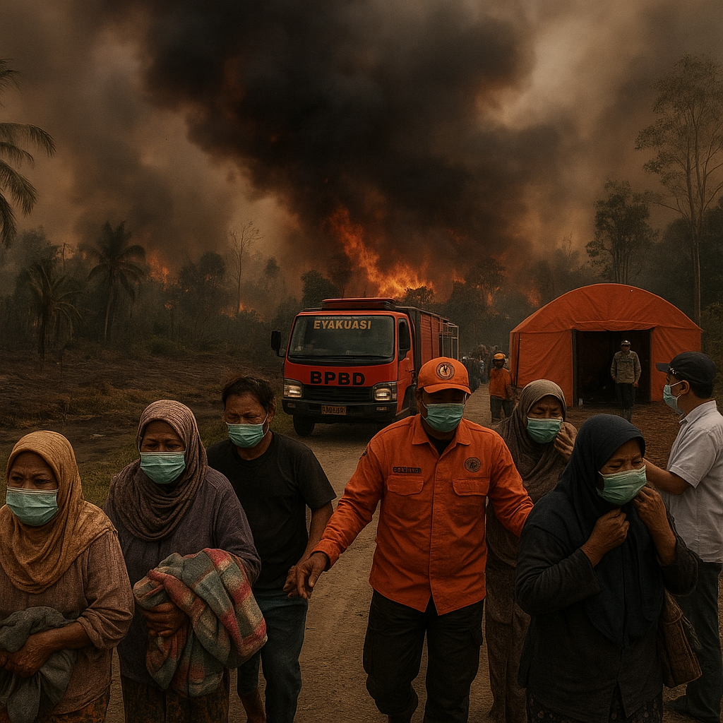 Kebakaran Hutan di Kalimantan Barat Sebabkan Krisis Kesehatan dan Evakuasi