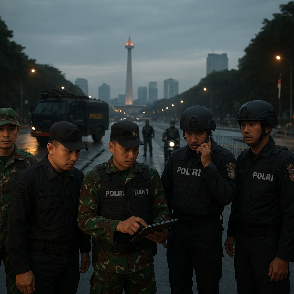 Kawasan Strategis Nasional Dijaga Ketat Usai Kerusuhan Ibu Kota