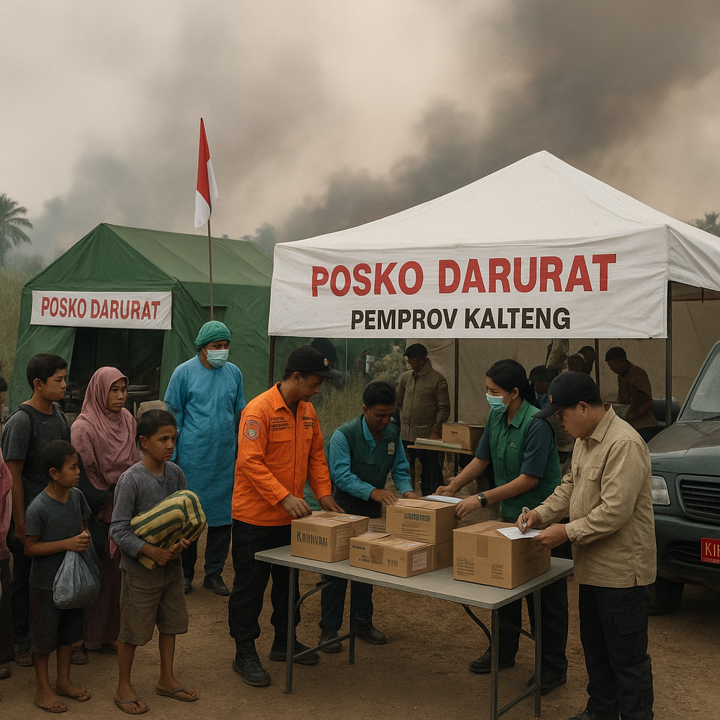 Pemprov Kalteng Siagakan Posko Darurat Antisipasi Gelombang Pengungsi dari Kalbar