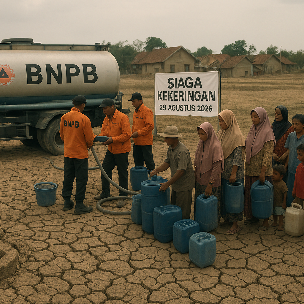 BNPB: 28 Kabupaten/Kota di Jatim Masuki Status Siaga Kekeringan