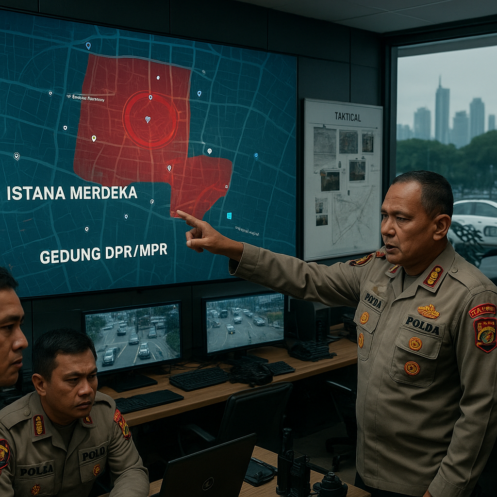 Polda Metro Jaya Tingkatkan Pengawasan Jelang Demonstrasi Besar-besaran di Jakarta