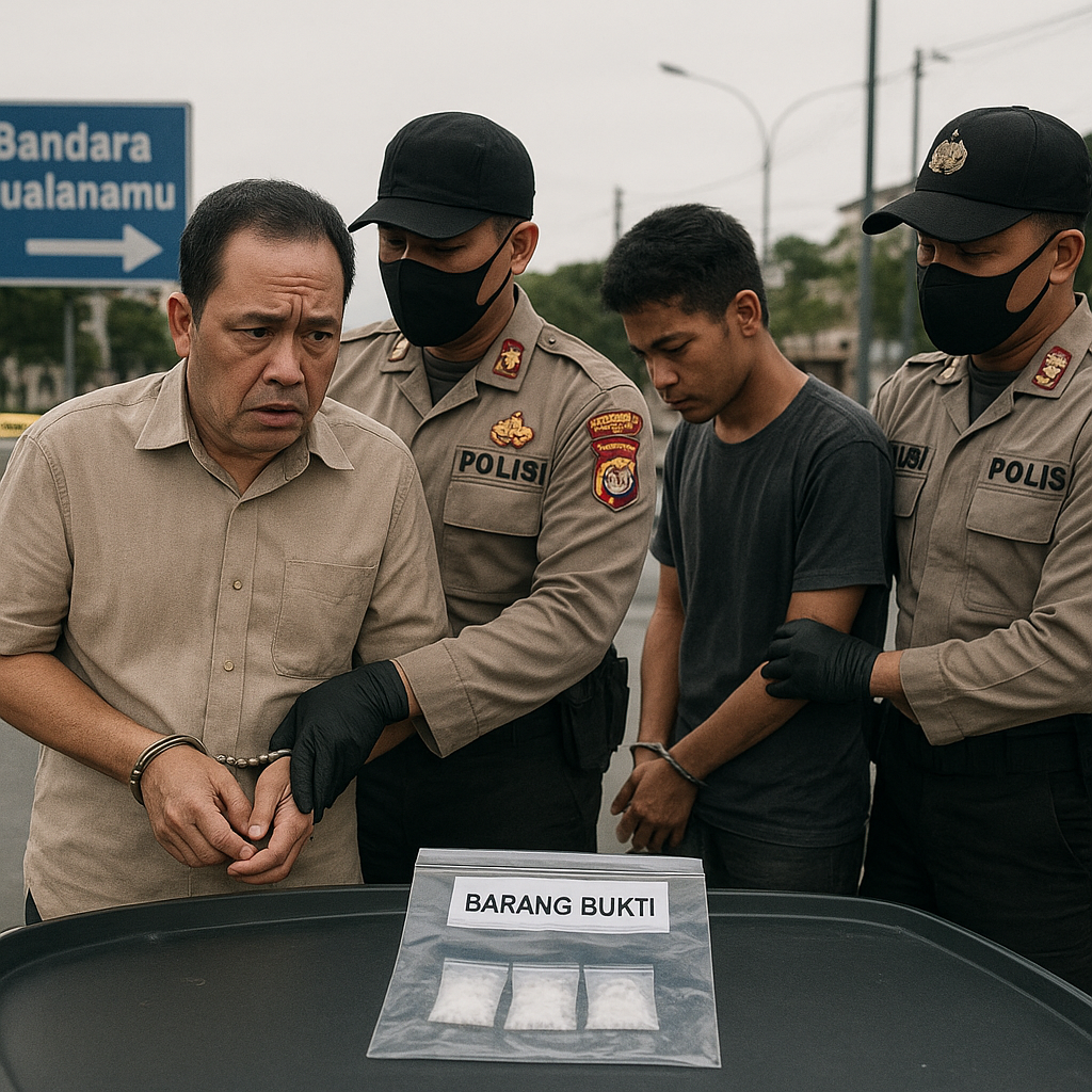 Eks Aparat Terciduk di Tanjung Morawa Usai Belanja “Buah Kristal”, Panik Saat Disapa Petugas