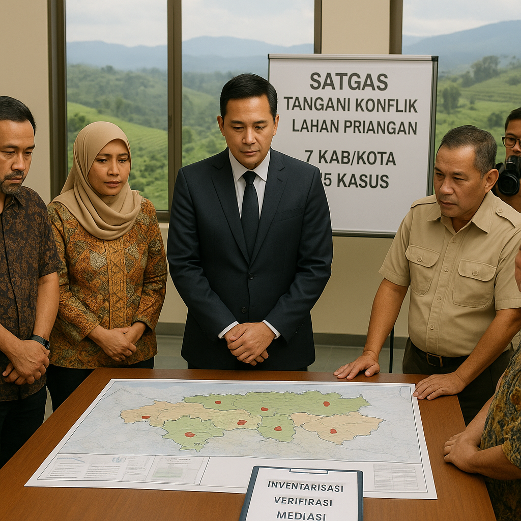 Pemprov Jabar Bentuk Satgas Tangani Konflik Lahan di Wilayah Priangan