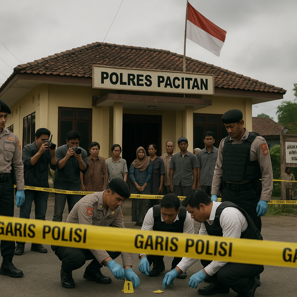 Aksi Penyerangan Polres Pacitan, PNIB : Waspada Aksi Terorisme Menteror Kita, Jaga Kampung Desa, Jangan Lengah
