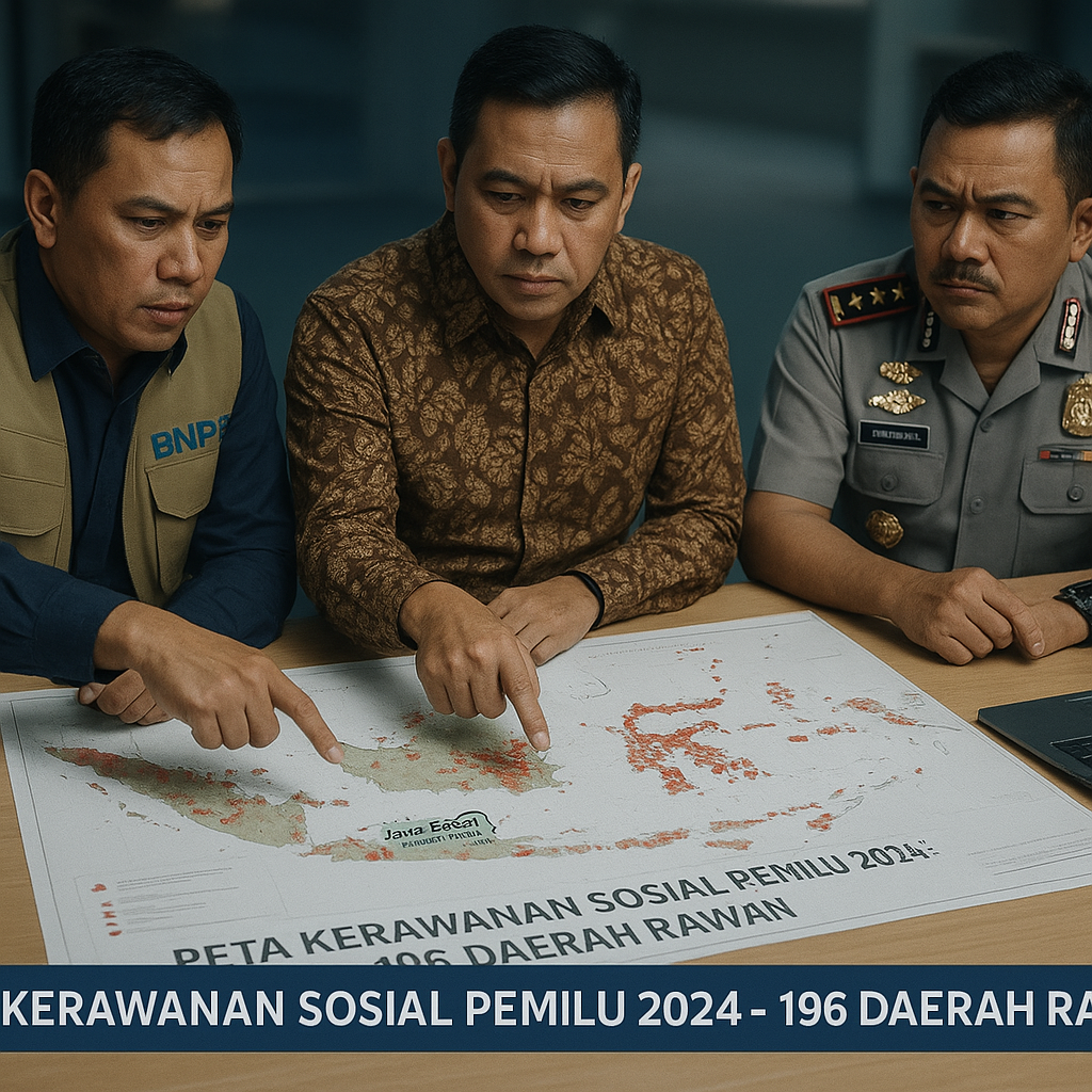 Peta Kerawanan Sosial Pemilu 2024: 196 Daerah Rawan Konflik, Terbanyak di Jawa Barat
