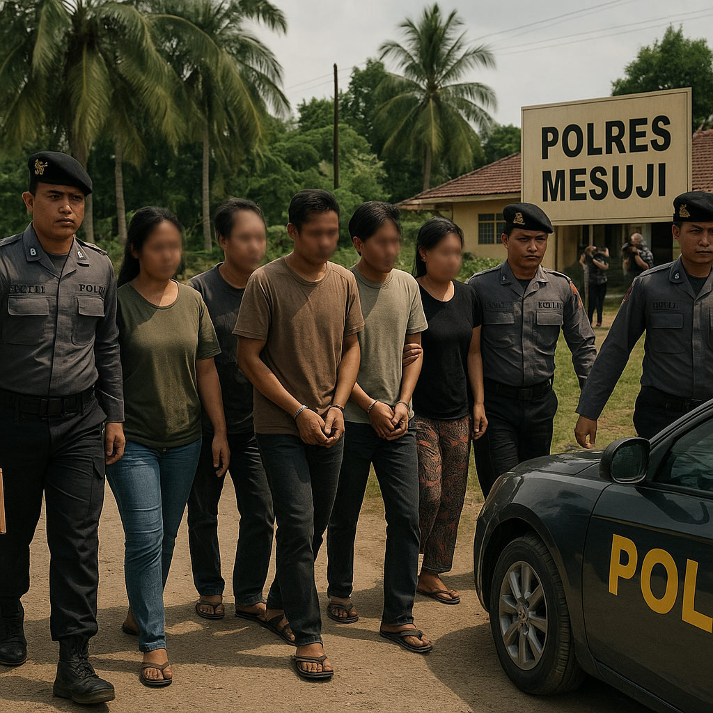 Polisi Amankan 5 Orang Terkait Konflik Lahan di Mesuji, Lampung