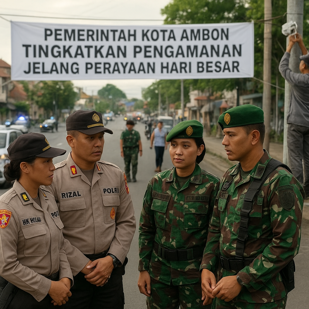 Pemerintah Kota Ambon Tingkatkan Pengamanan Jelang Perayaan Hari Besar