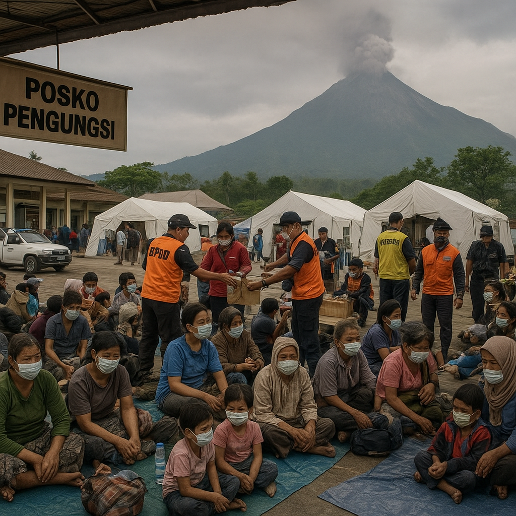 Ribuan Warga Lereng Merapi Mengungsi, BPPTKG Tingkatkan Status Gunung Merapi ke Level III (Siaga)