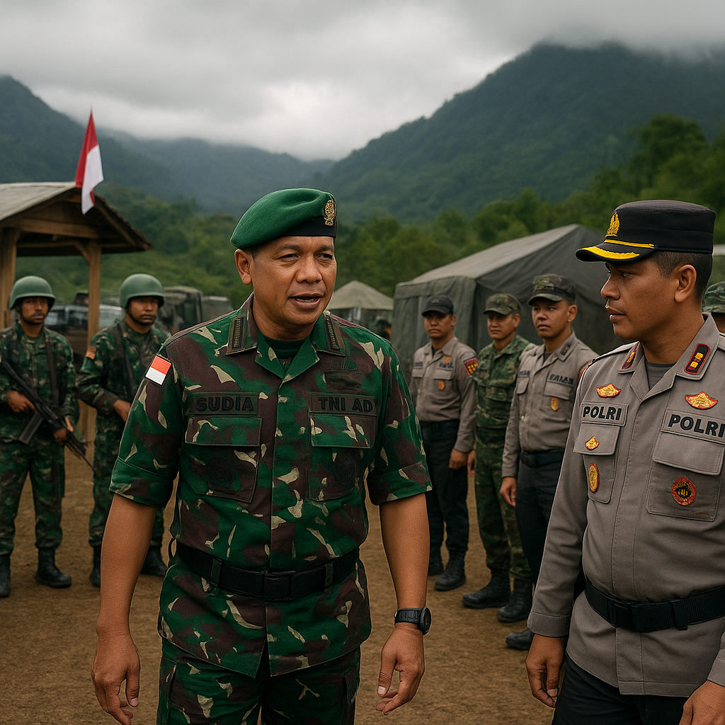 Pangdam Cenderawasih Tinjau Pos TNI-Polri di Puncak Papua Usai Penembakan di Ilaga