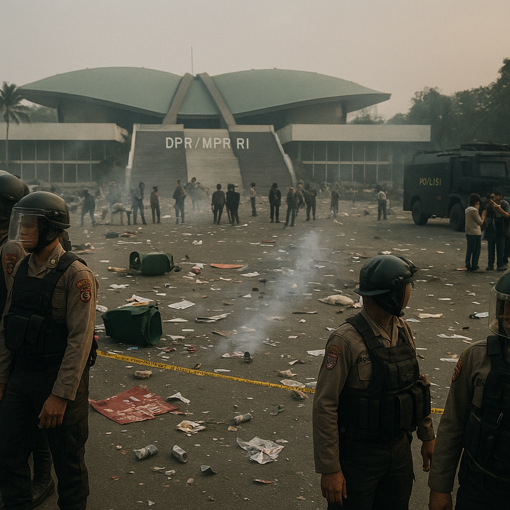 49 Orang Jadi Tersangka Kerusuhan Demo DPR