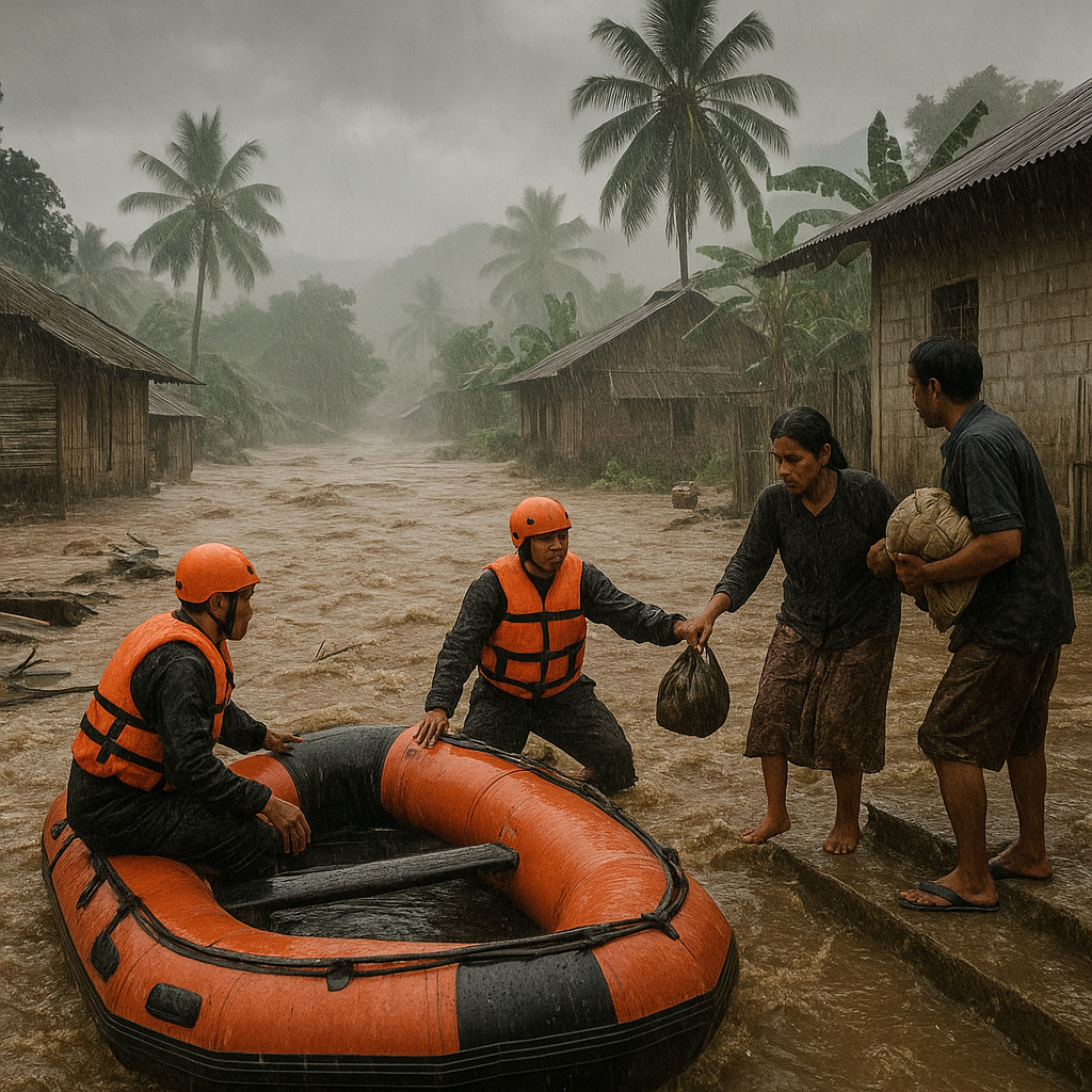 Banjir Bandang Menerjang Dua Desa di Kabupaten Sigi, Sulawesi Tengah