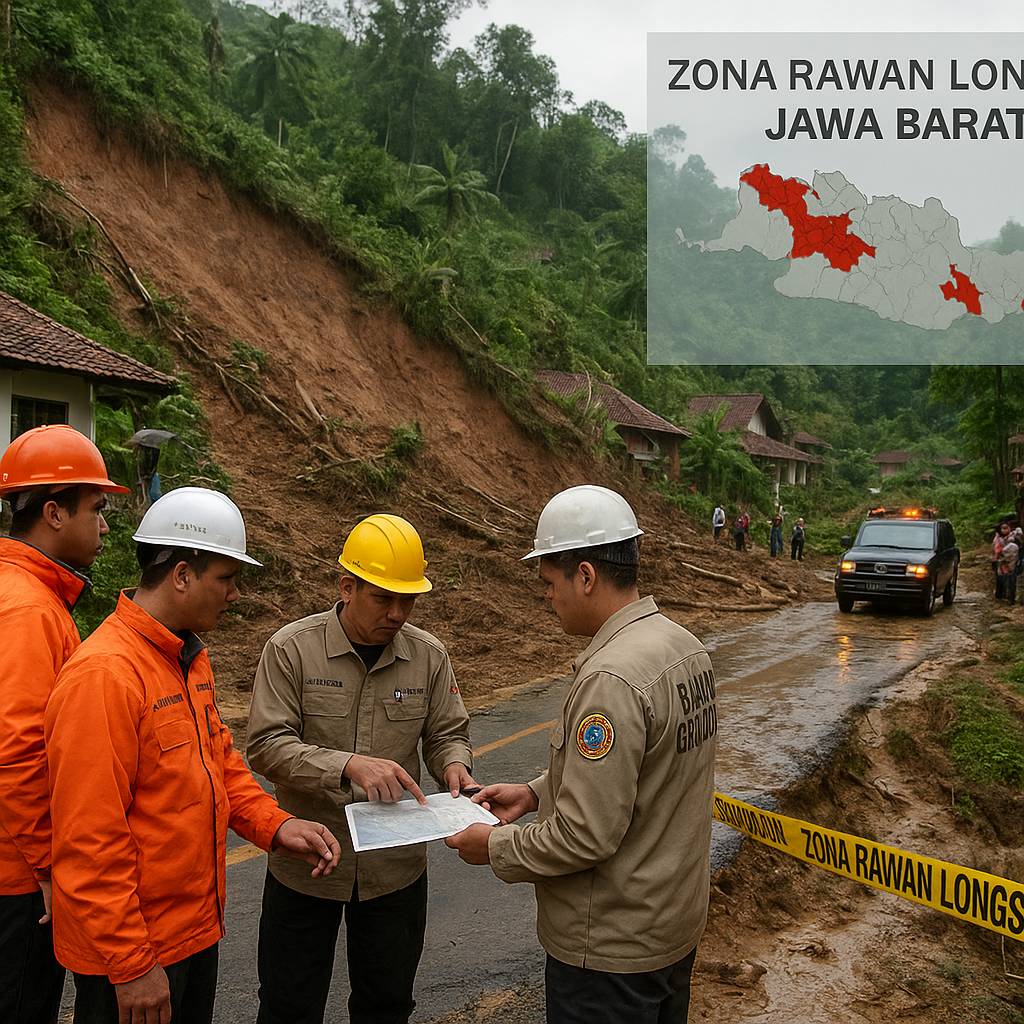 Badan Geologi Imbau Pemda Perhatikan Zona Rawan Longsor di Jawa Barat