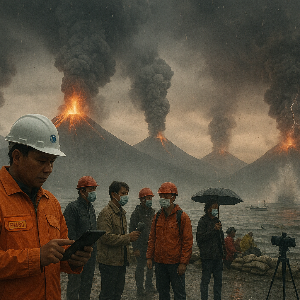 Enam Gunung Api Erupsi Serentak, PVMBG Pastikan Bukan Satu Pemicu