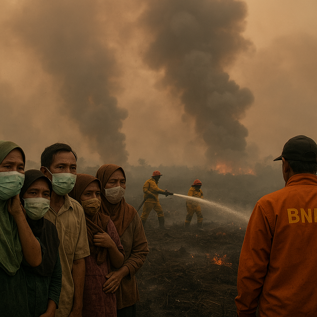 Karhutla di Kalimantan Semakin Mengerikan, Jarak Pandang Hanya Capai 2,8 Kilometer