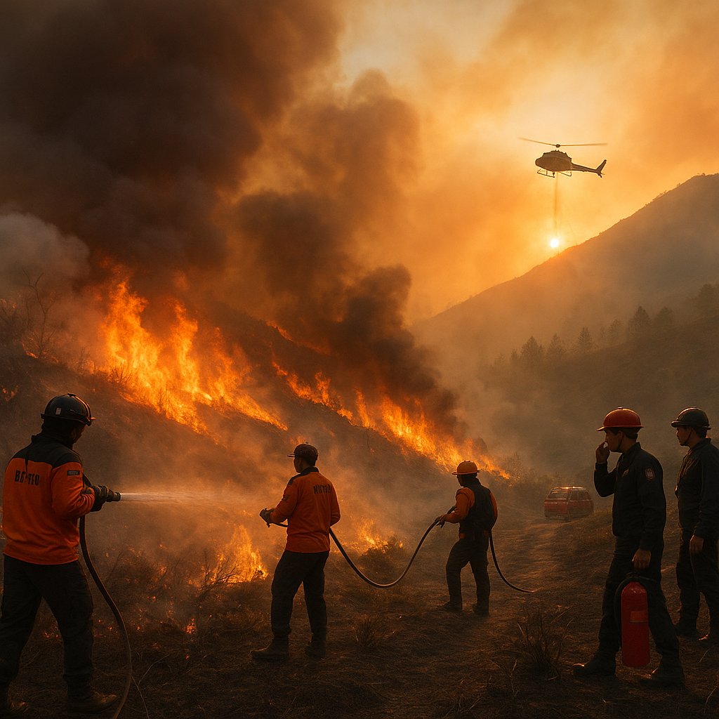Kawasan Gunung Ijen Terbakar, Kobaran Api Meluas di Area Cagar Alam