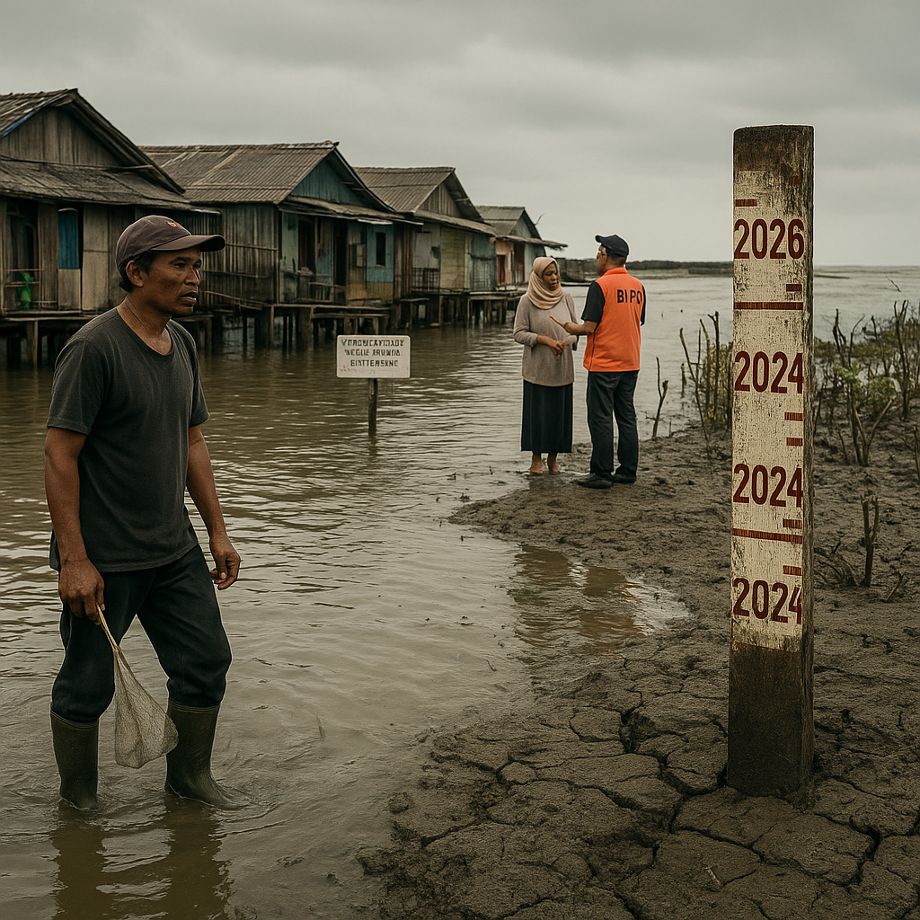 Analisis BNPB: Kerentanan Pesisir Pantai Utara Jawa Tengah Meningkat Ancaman Genangan Rob Tahun 2026