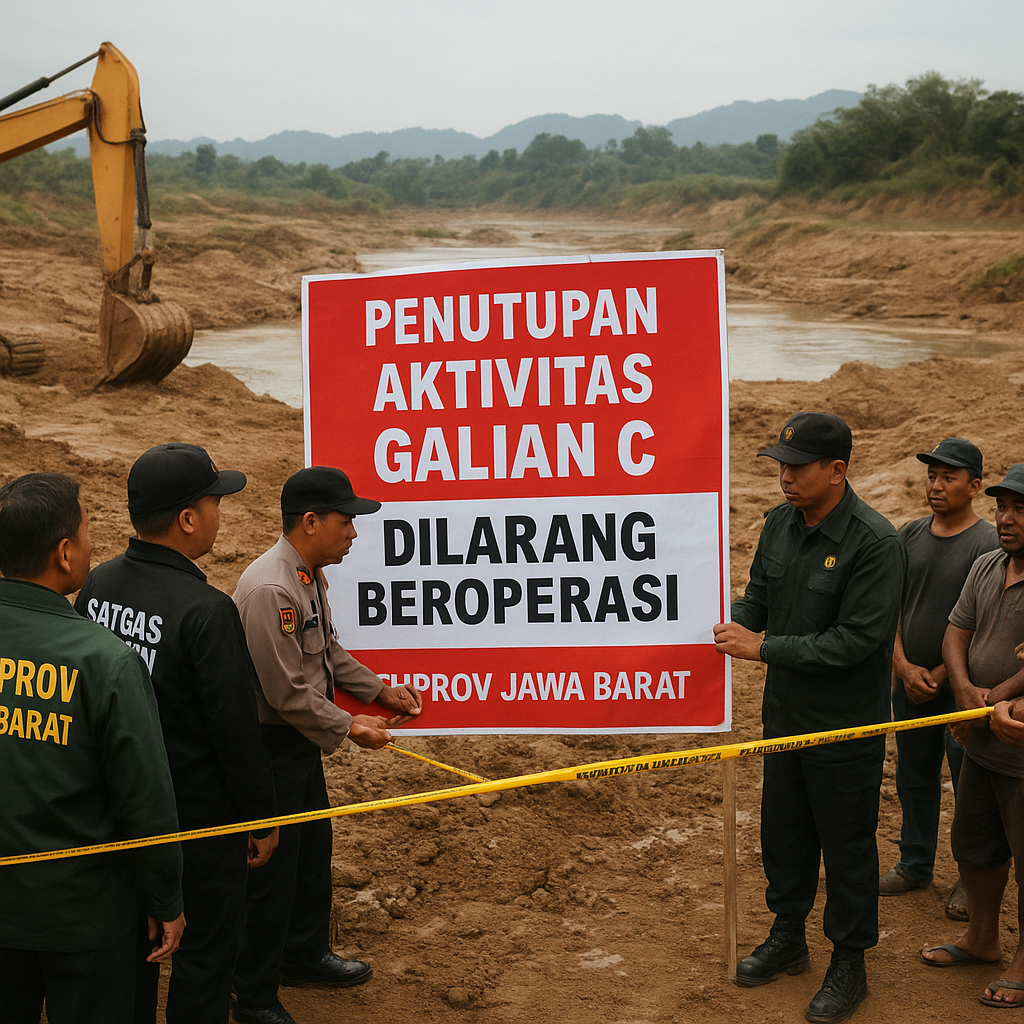 Penutupan Aktivitas Galian C di Citarum Atasi Kerusakan Lingkungan dan Potensi Konflik