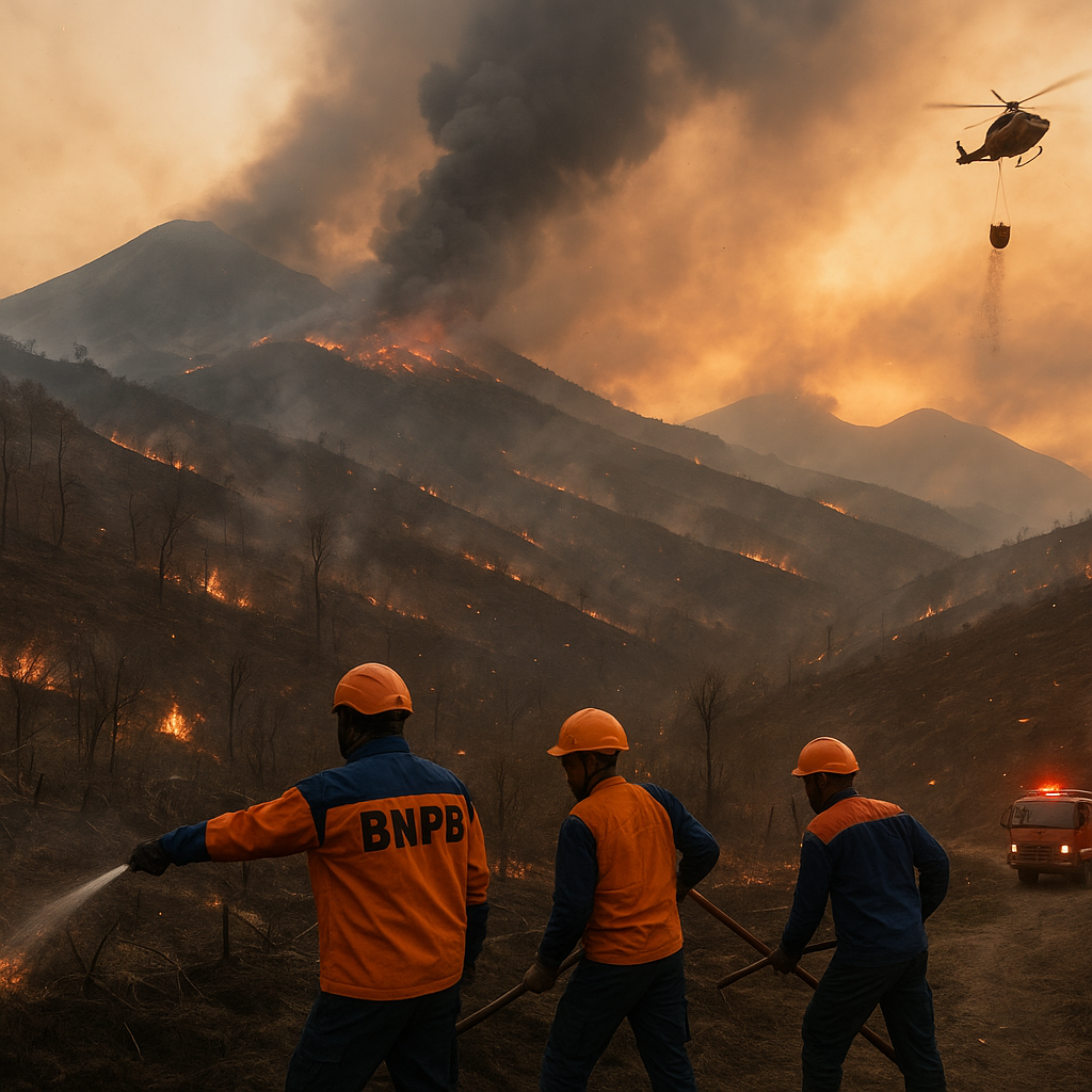 Karhutla Kepung 5 Kawasan Gunung di Jatim, Semeru Paling Parah Capai 1.888 Hektare