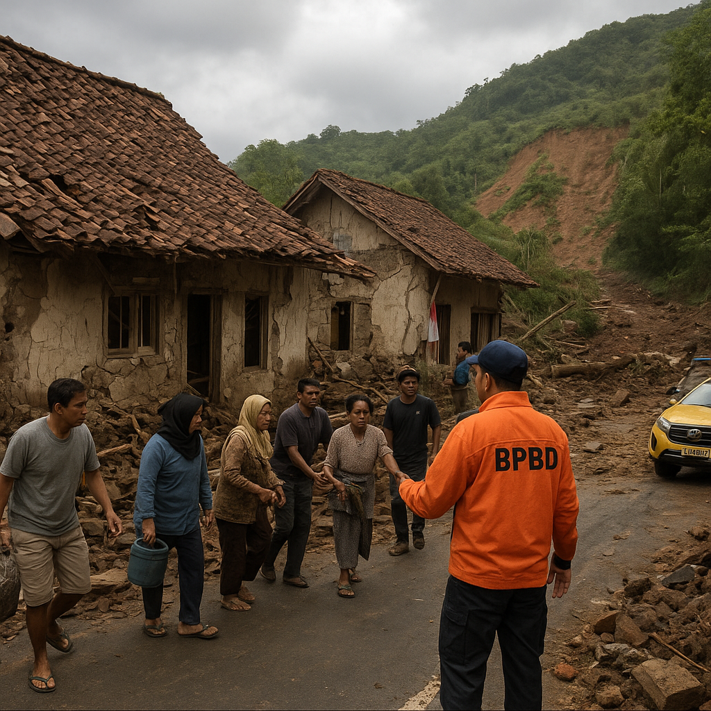 Gempa M 5,7 Guncang Pacitan, Warga Berhamburan dan Terjadi Longsor