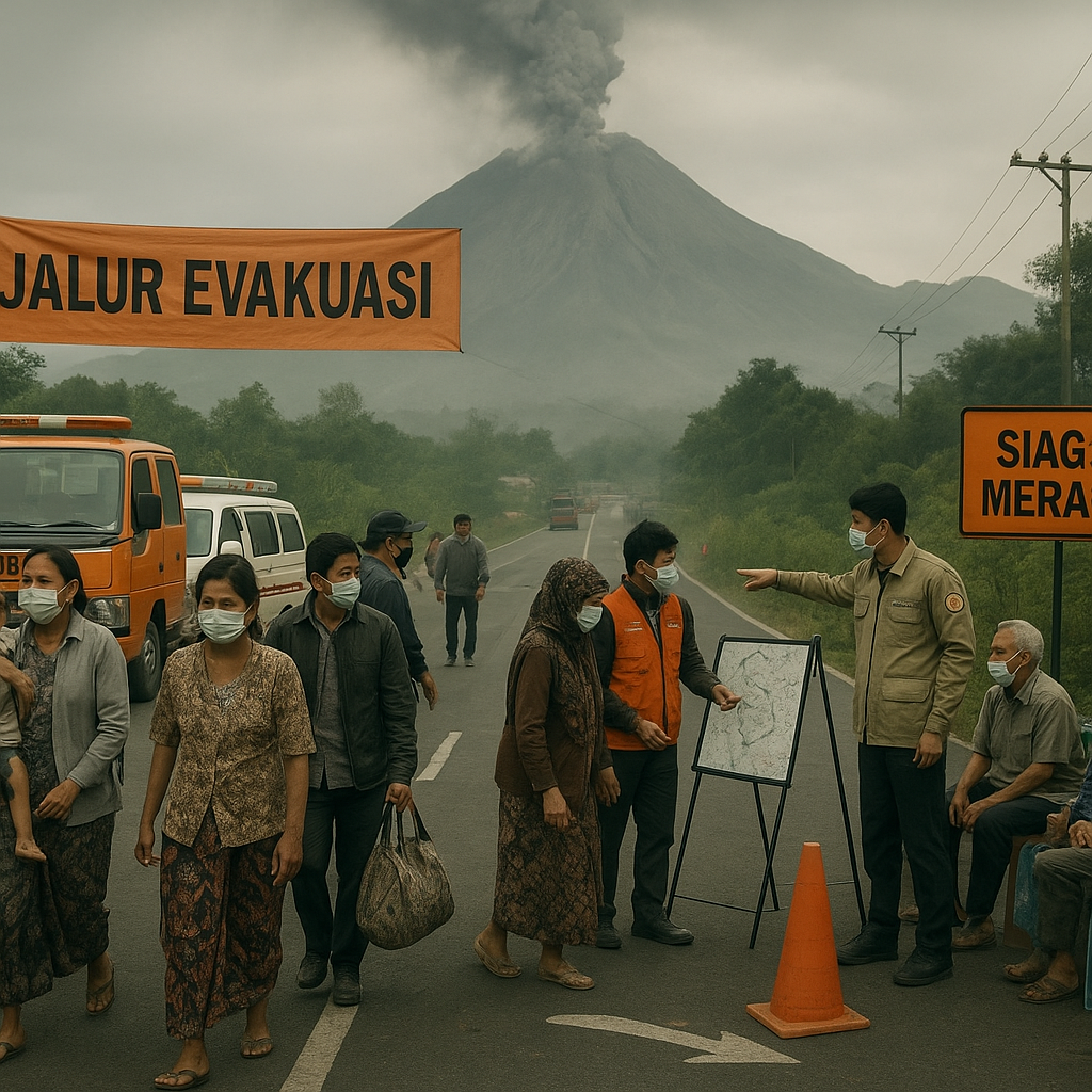 Status Waspada Gunung Merapi, Sleman dan Magelang Siapkan Jalur Evakuasi