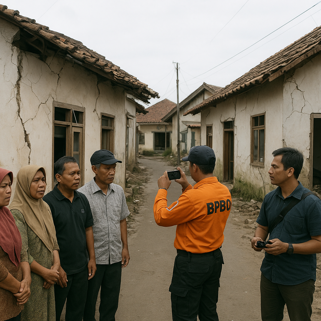 Gempa Bumi M 5,7 Guncang Kabupaten Garut, Ratusan Bangunan Rusak Ringan