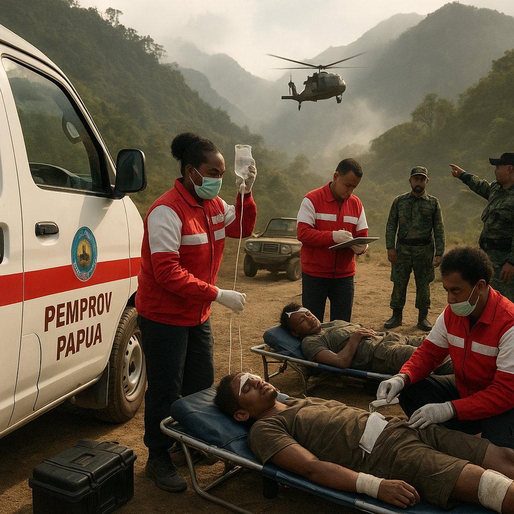 Pemprov Papua Kirim Tim Medis Darurat Usai Bentrok di Pegunungan Tengah
