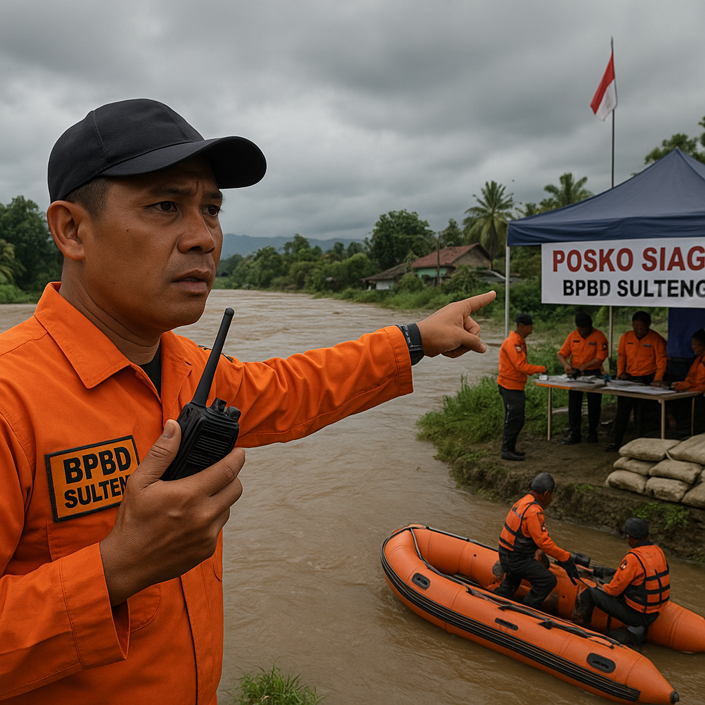 BPBD Sulteng Perketat Pengawasan Sungai Menyusul Meningkatnya Debit