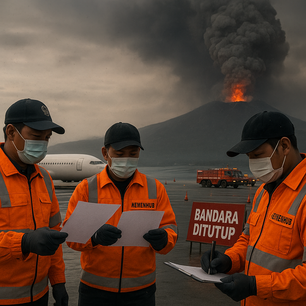 Erupsi Gunung Anak Krakatau: Menhub Sebut Paper Test di Bandara Dilakukan Setiap 30 Menit