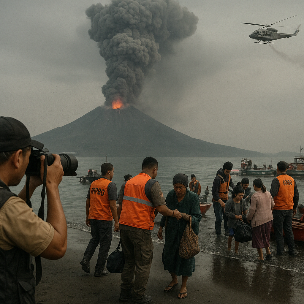Gunung Anak Krakatau Erupsi, BNPB Siapkan Evakuasi