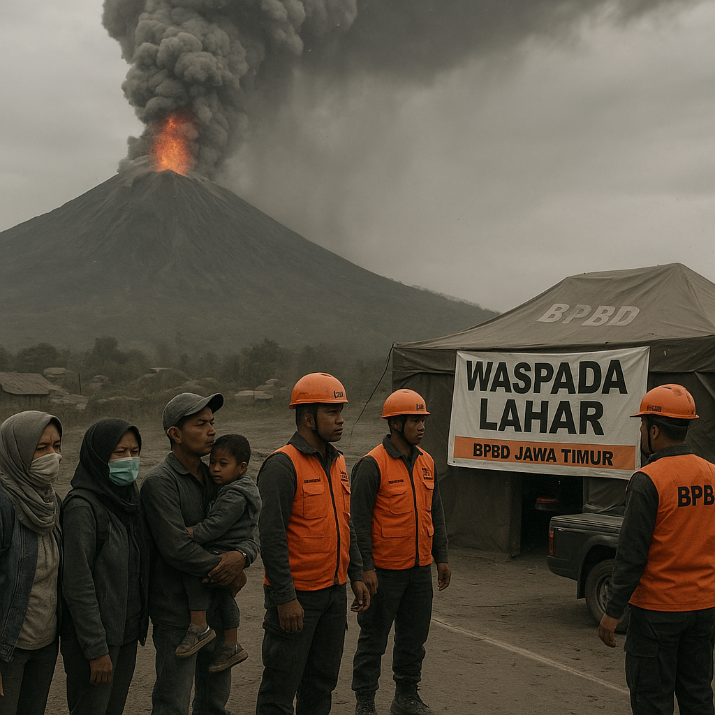 Semeru Erupsi, BPBD Jatim Sebut Masih Normal Namun Masyarakat Tetap Harus Waspada