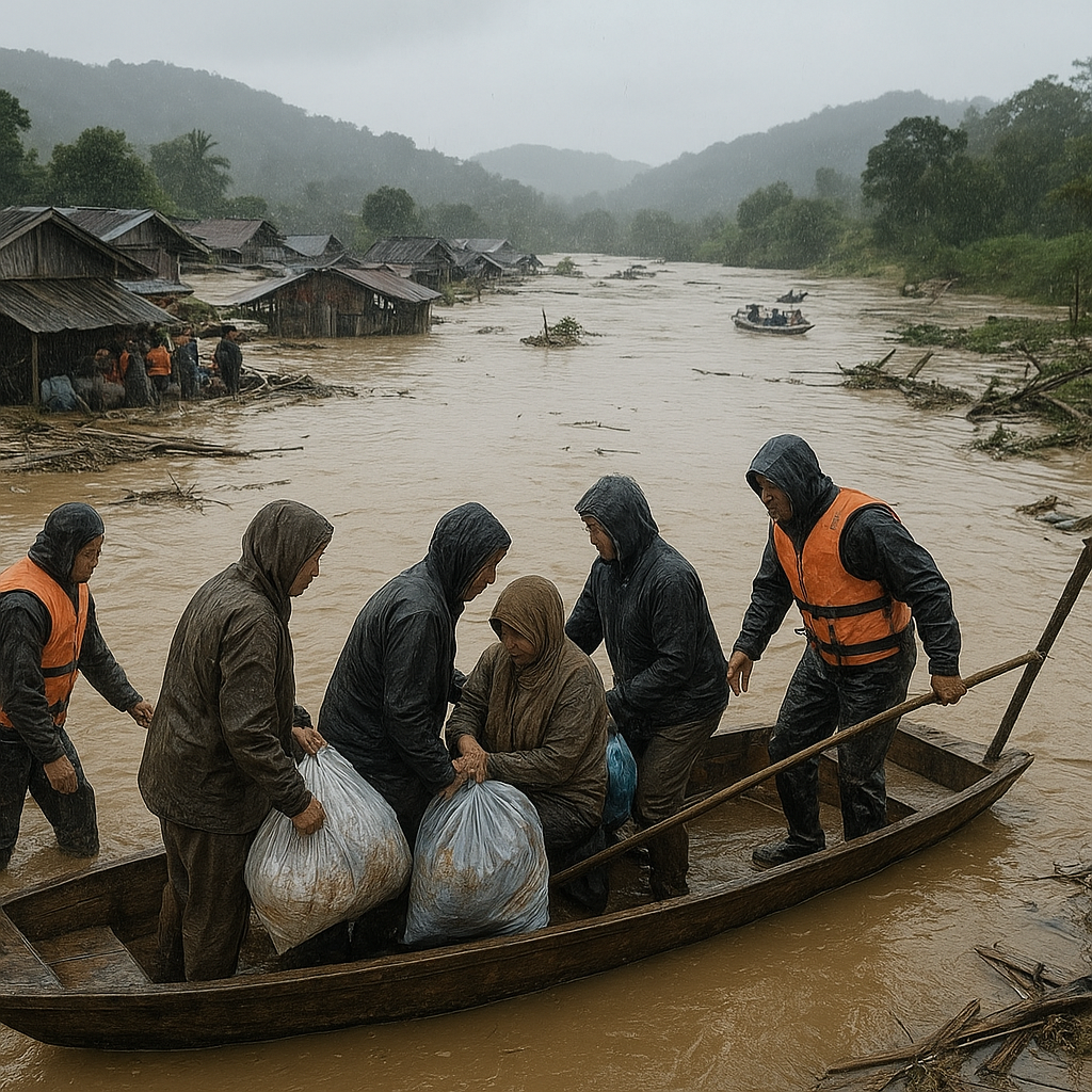 Bencana Banjir Bandang Terjang Kabupaten Luwu Utara, Ratusan Warga Mengungsi