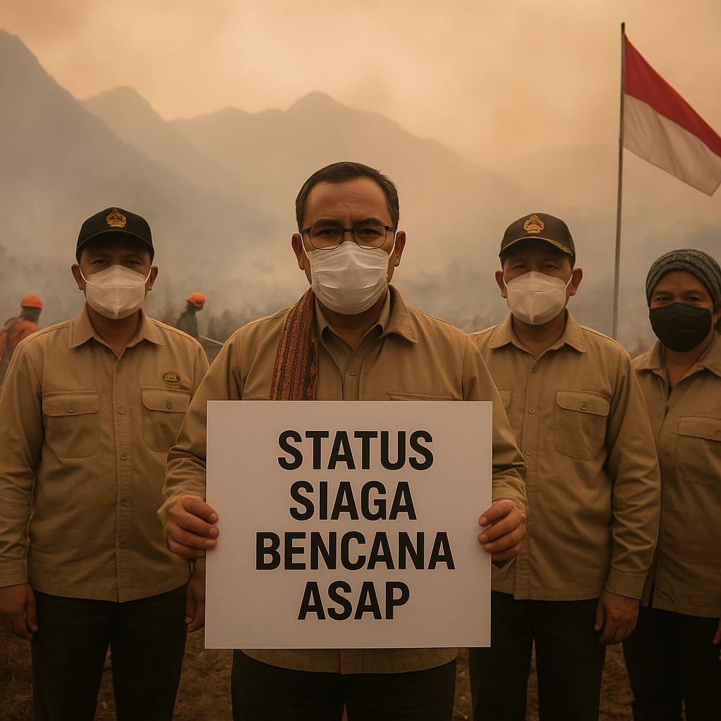 Pemerintah Daerah Jayawijaya Tetapkan Status Siaga Bencana Asap Akibat Kebakaran Hutan