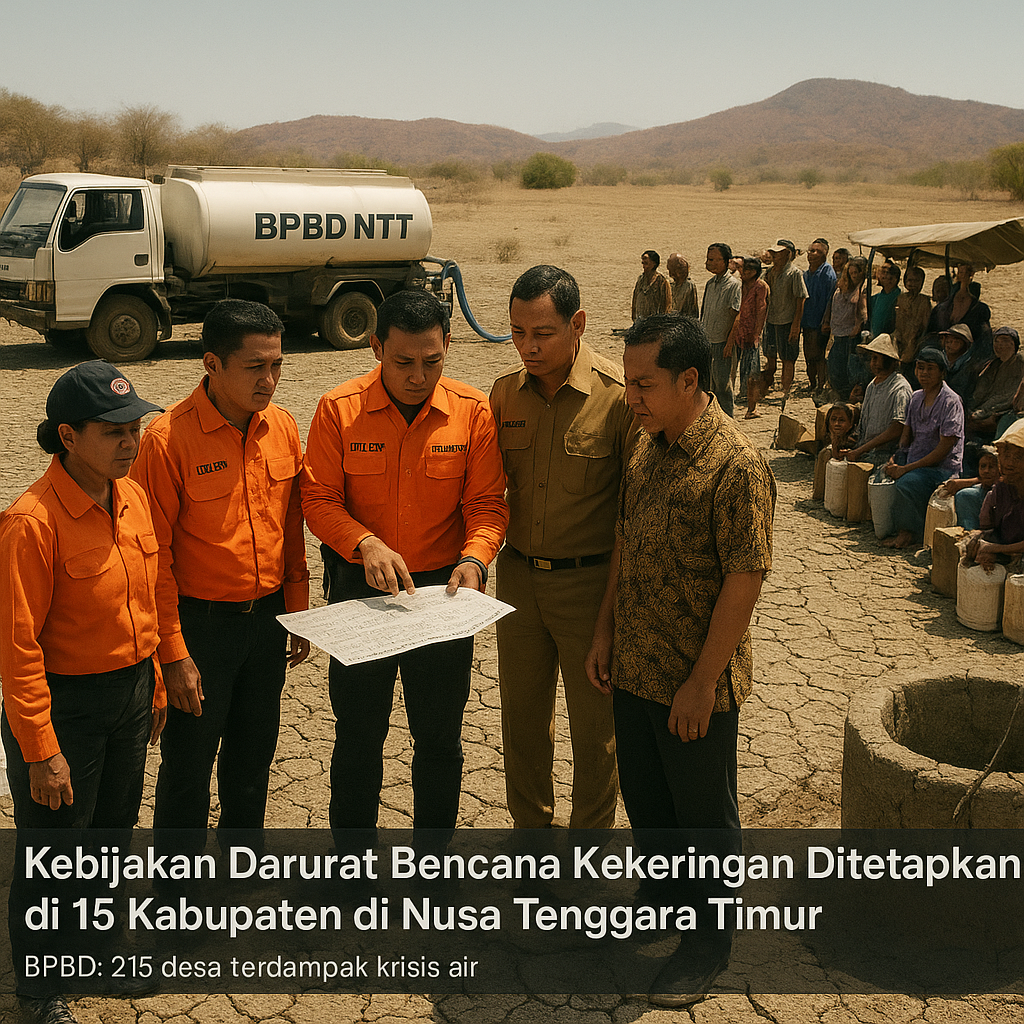 Kebijakan Darurat Bencana Kekeringan Ditetapkan di 15 Kabupaten di Nusa Tenggara Timur