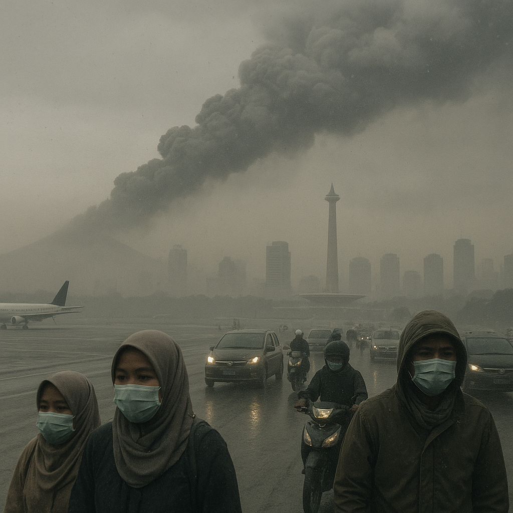 Jakarta dan Banten Masih Terpapar! Abu Anak Krakatau Terus Bergerak hingga Lampung
