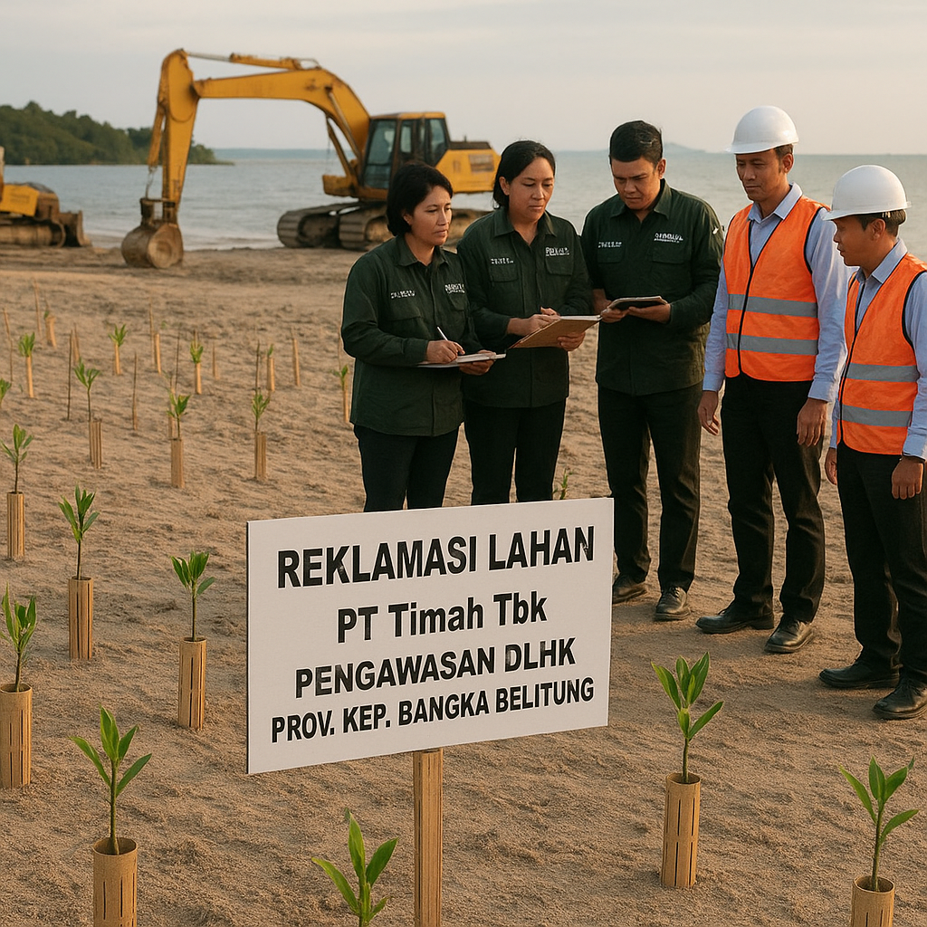 PT Timah Tbk Klaim Lahan Reklamasi di Bangka Tidak Rusak Ekosistem