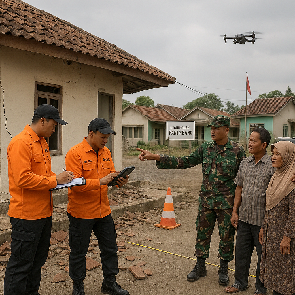 Gempa M 5,8 Guncang Pandeglang Banten, BPBD Petakan Kerusakan di Tiga Kecamatan
