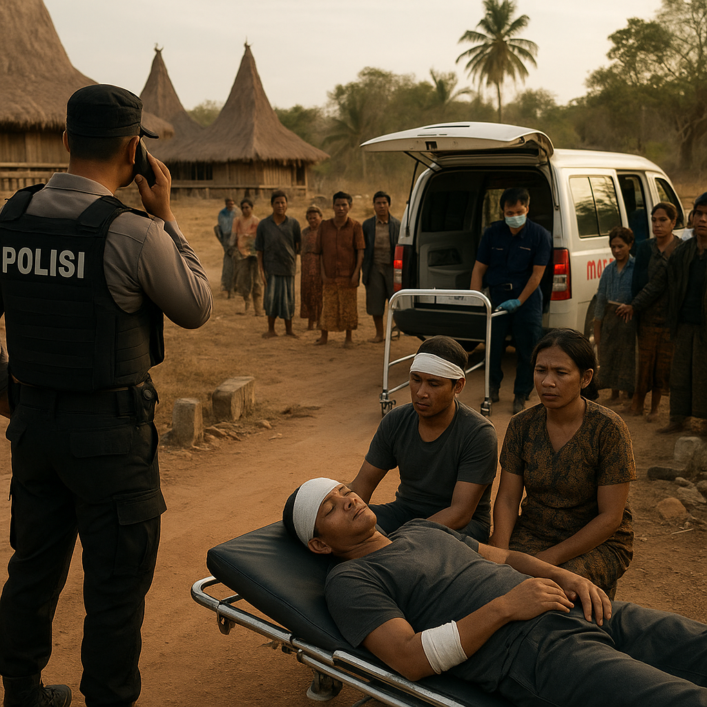 Konflik Tapal Batas Antara Desa di Kabupaten Sumba Timur Berakhir Ricuh, Dua Warga Luka