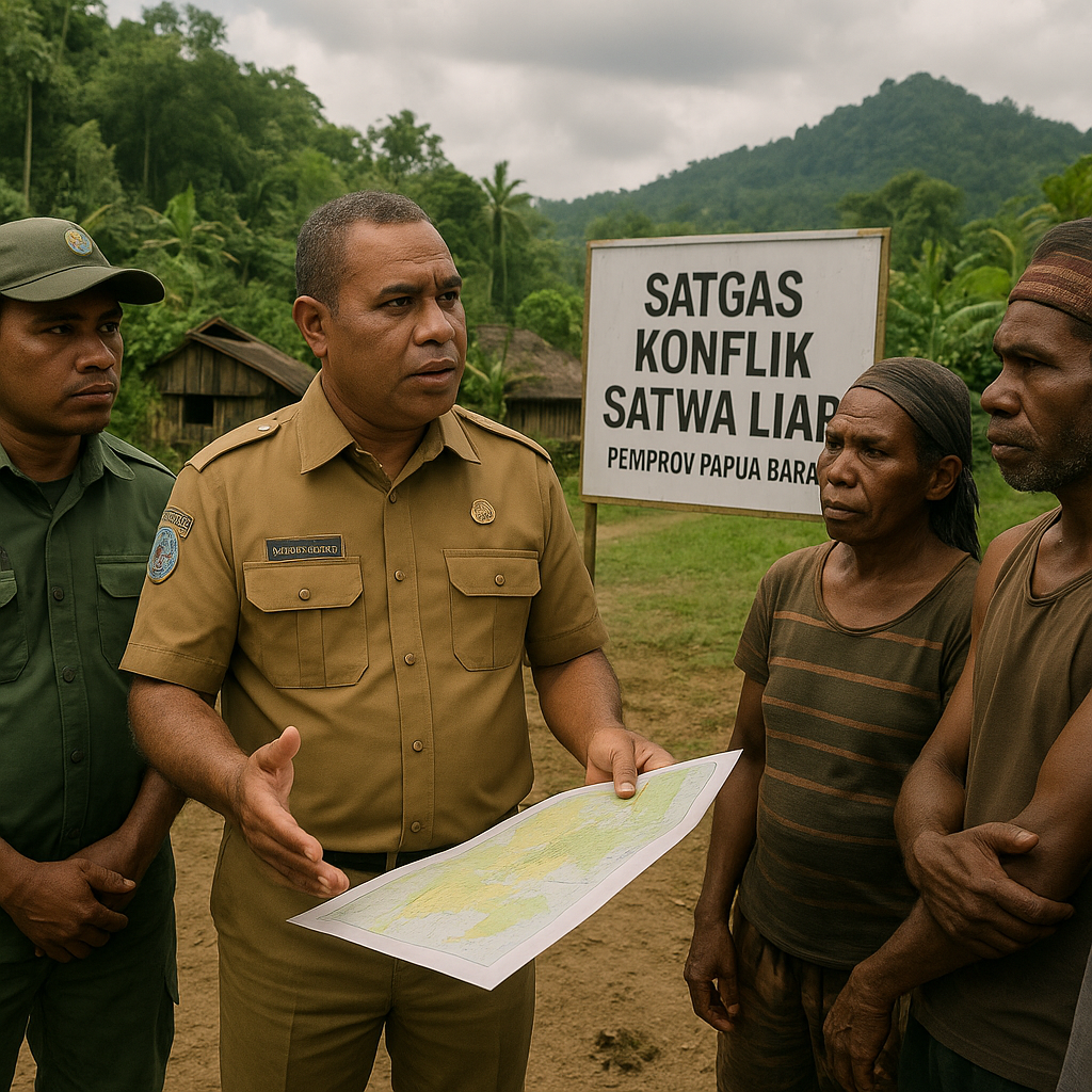 Pemprov Papua Barat Bentuk Satgas untuk Tangani Konflik Satwa Liar dengan Masyarakat