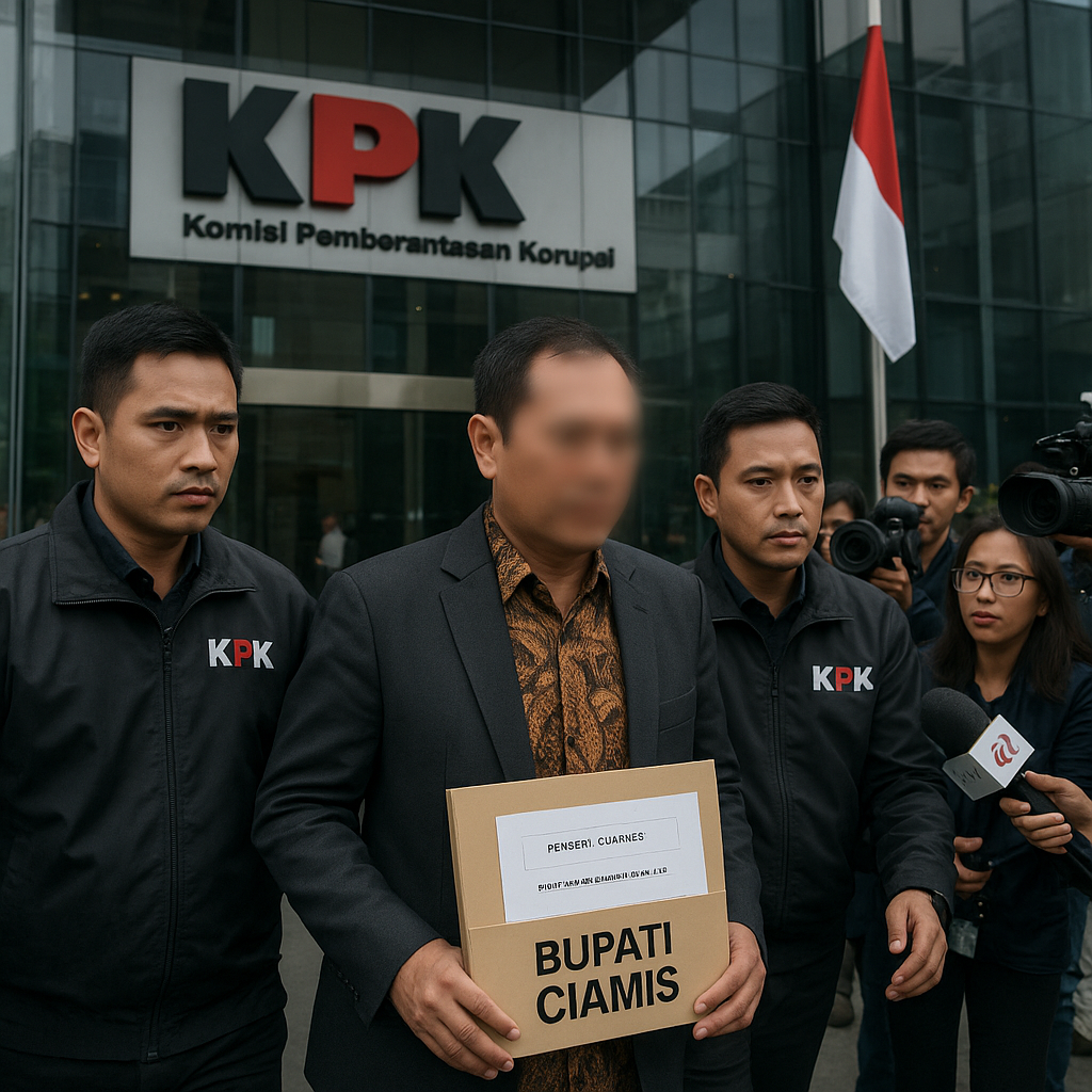 KPK Periksa Bupati Ciamis Terkait Dugaan Korupsi Pengadaan Barang dan Jasa