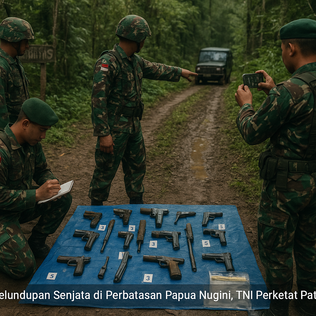 Penyelundupan Senjata di Perbatasan Papua Nugini, TNI Perketat Patroli