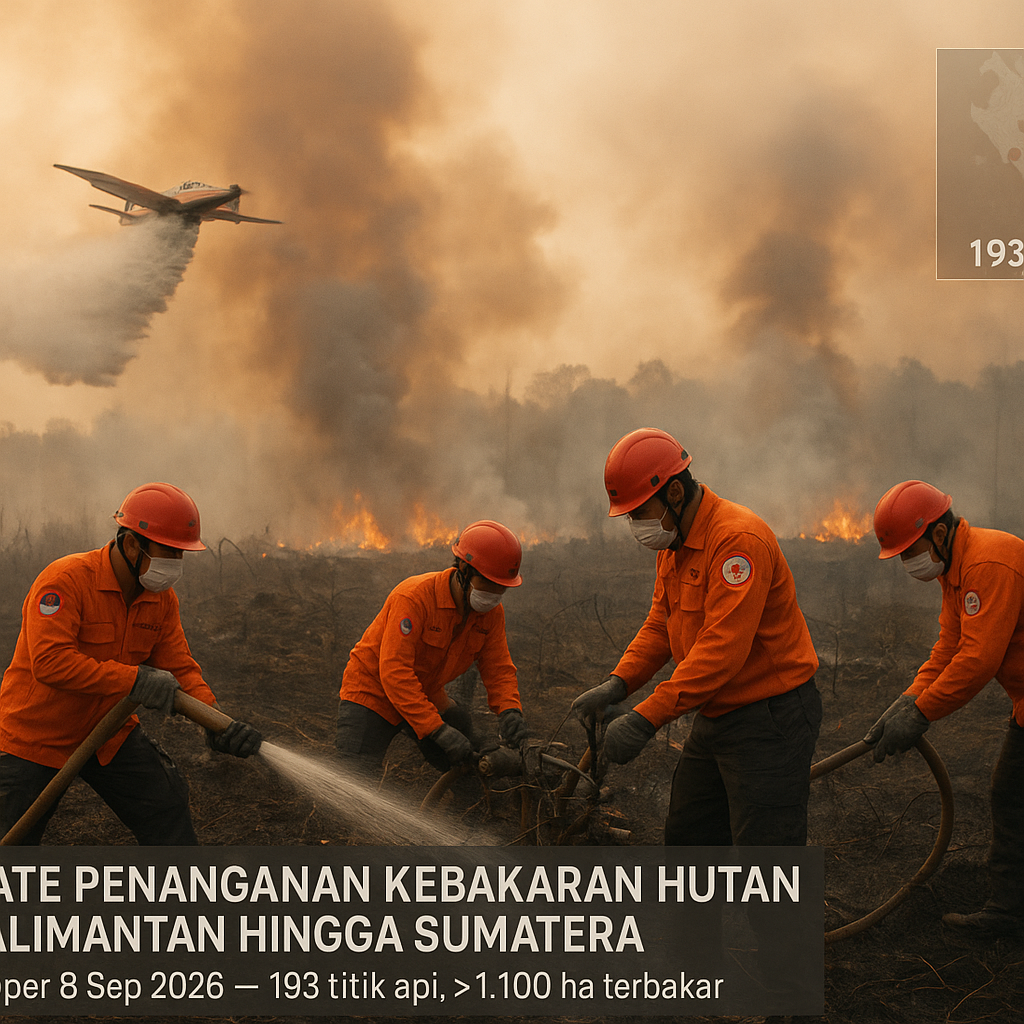 Update Penanganan Kebakaran Hutan di Kalimantan hingga Sumatera