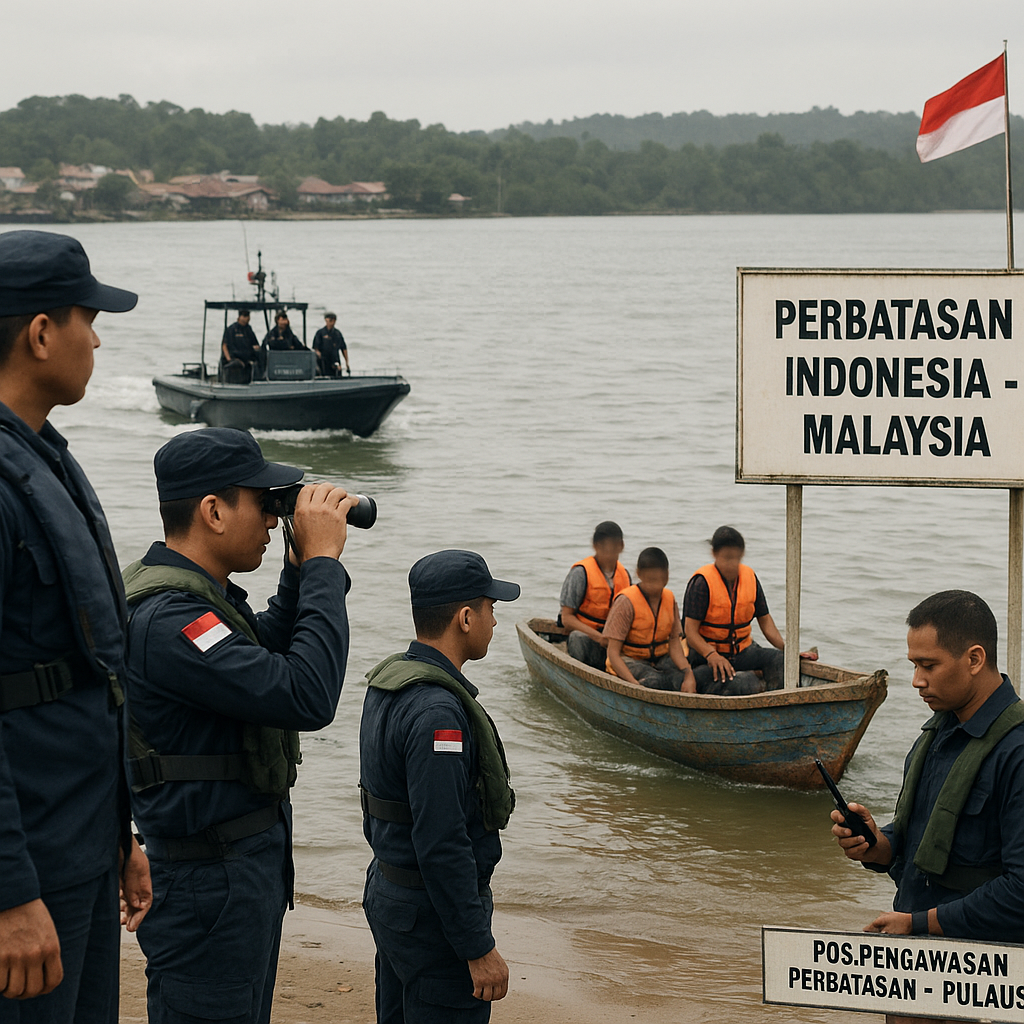 Pemerintah Perketat Pengawasan Perbatasan di Pulau Sebatik Antisipasi Gelombang Migran