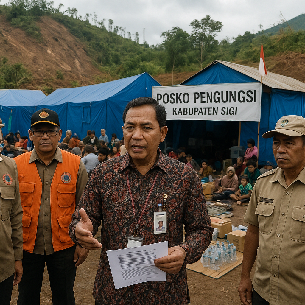 Bupati Sigi, Sulteng, Terbitkan Instruksi Khusus Pengelolaan Pengungsi Pasca Bencana Longsor